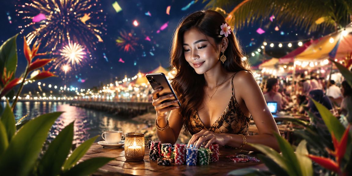Pemain Malaysia bermain jackpot kasino melalui telefon pintar